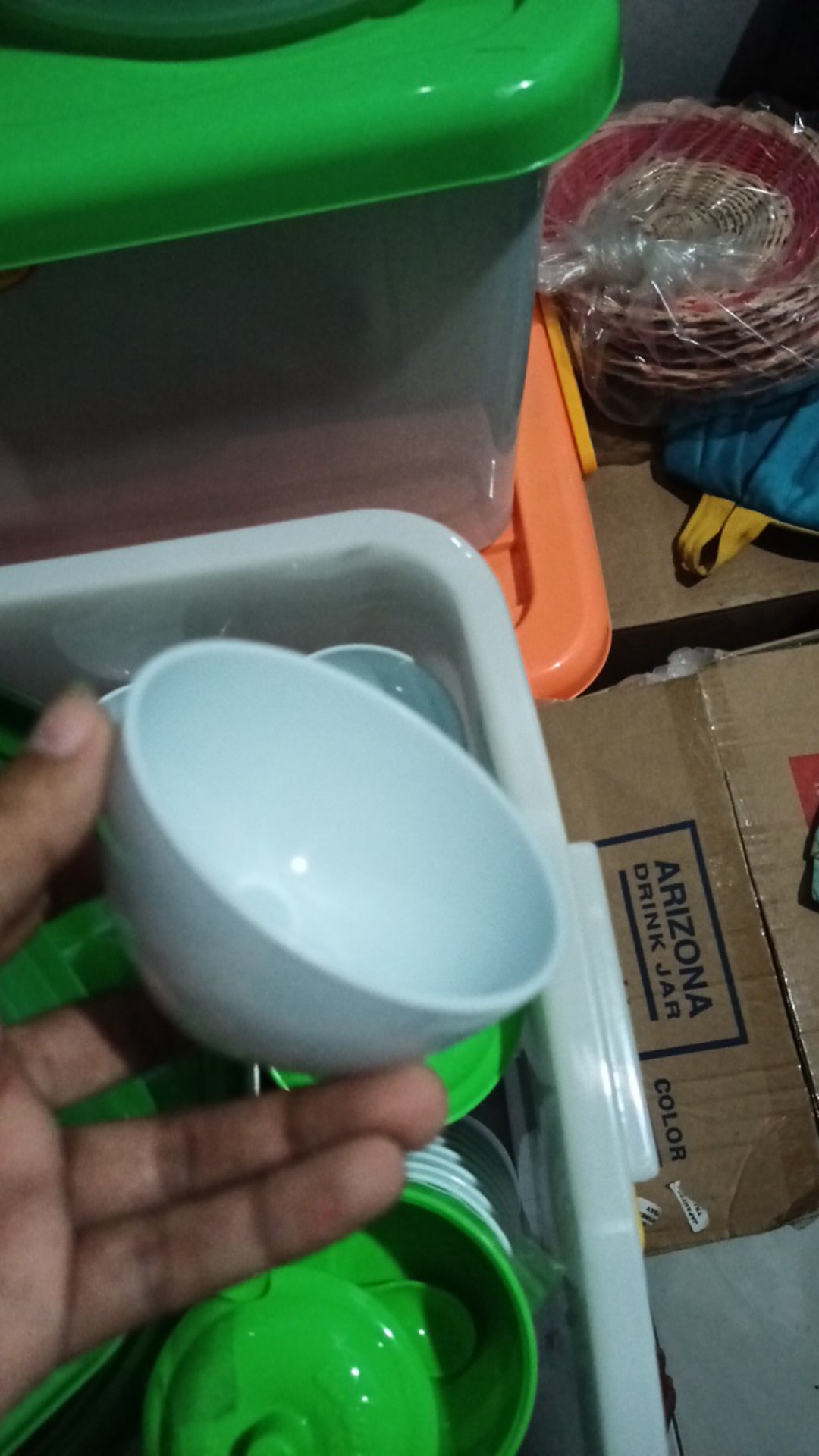 Mangkok Prasmanan Melamine Putih 3,5/ Mangkok Sup