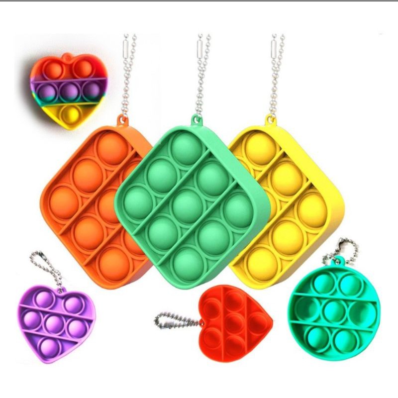 Pop it  bubble Key chain mini/Fidget toys