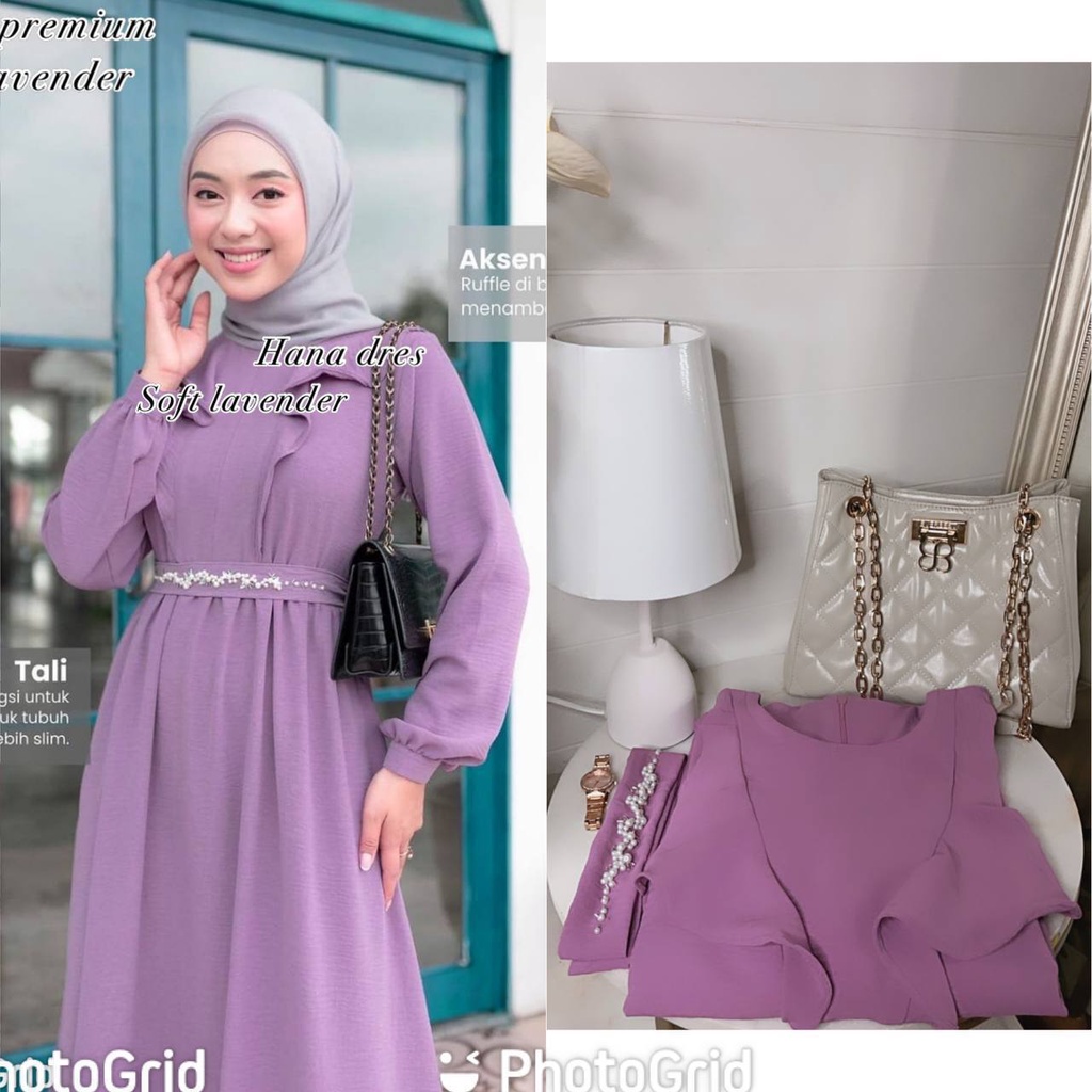 Hanna Dress Terbaru / Gamis Dress Terbaru / DressTerbaru 2022 / Dress Syari Terbaru / Muslim Wanita / Gamis Rayon Premium / Dres Rayon Premium / Gamis Lebaran / Gamis Lebaran 2022 Model Gamis Terbaru