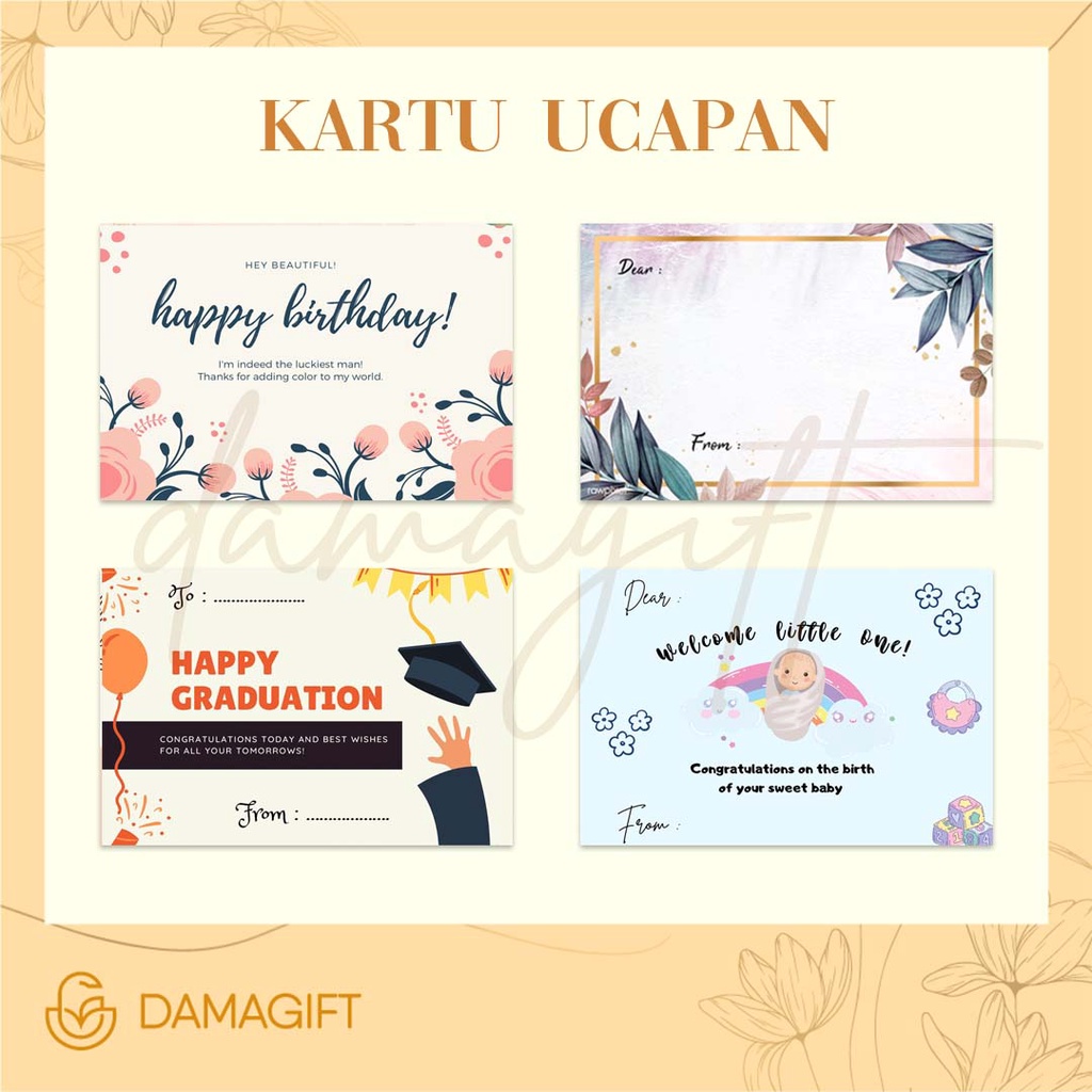 

Greeting Card / Kartu Ucapan / Gift Card