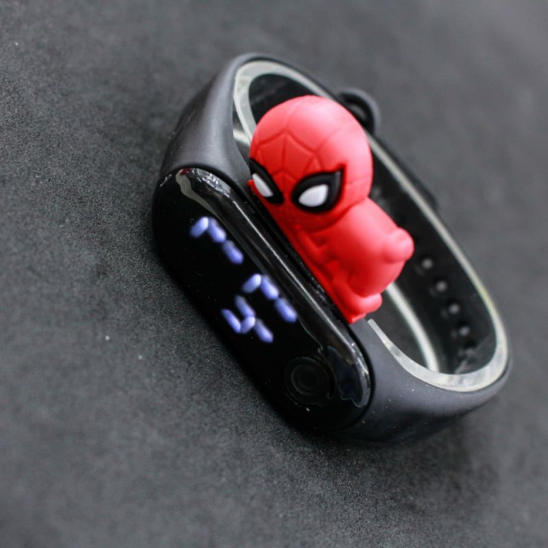 Jam led kapsul karakter 3D free gift box