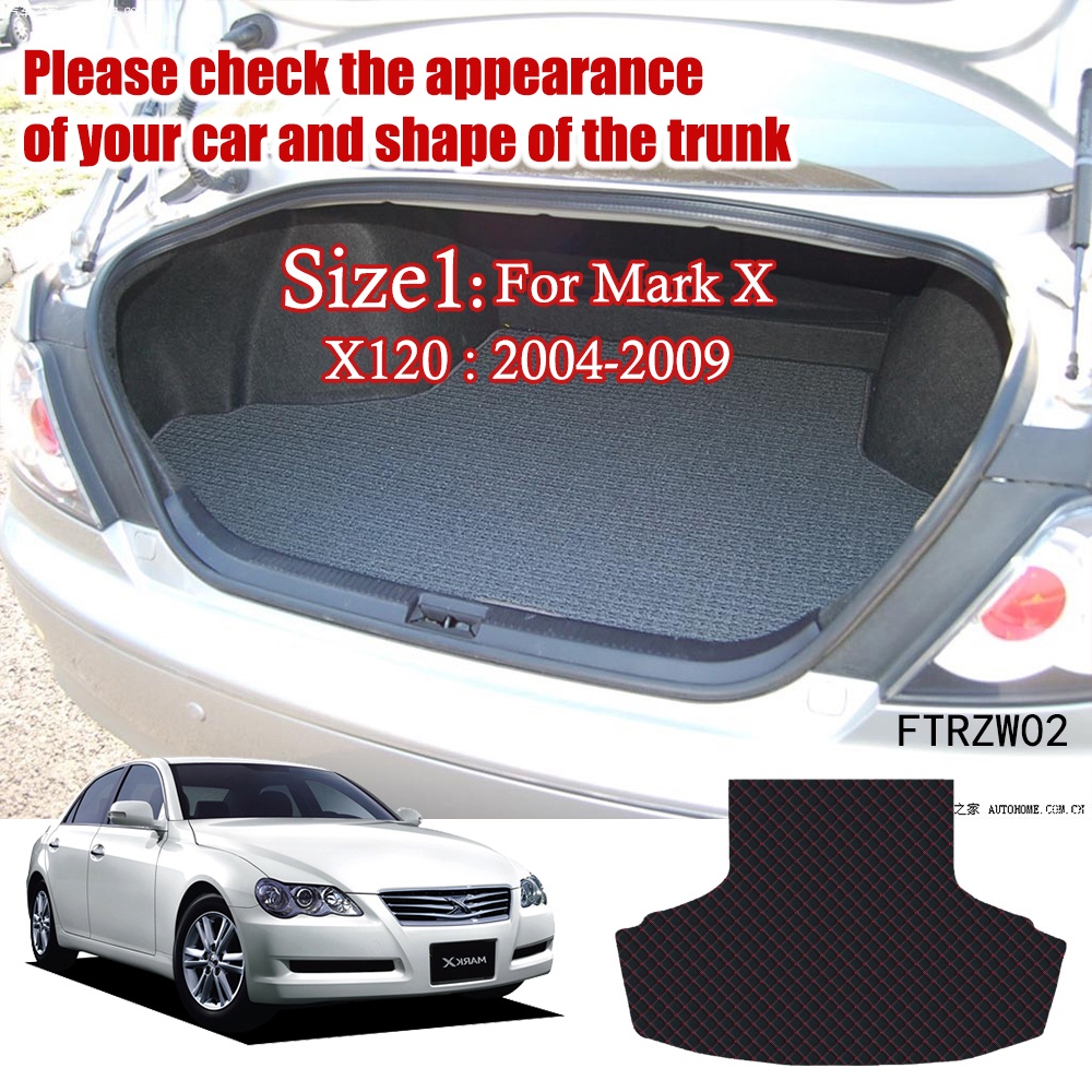 Matras Bagasi Mobil Bahan Kulit Untuk Toyota Mark X 2004 2005 2006 2007 2008 2009 2010-2019