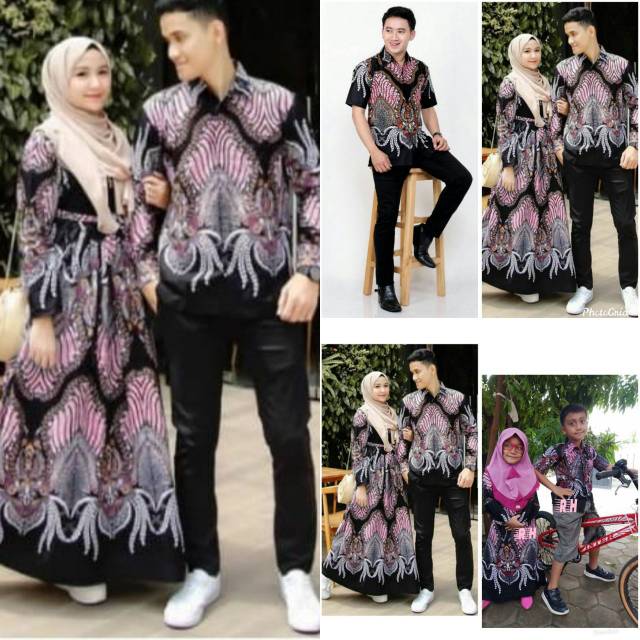 Gamis Batik Manggar sekar Cantik Kubis Kupu Padi DaunCoD