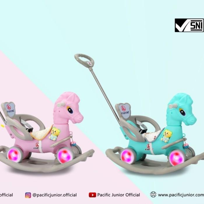 Ride On Mainan Kuda-Kudaan Ayun Anak Exotic 2108 Et2108 Kuda Poni