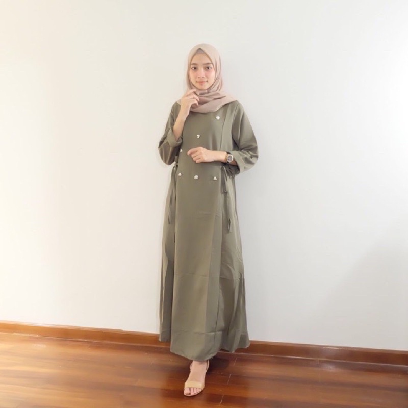 PRELOVED DRESS - Gamis Najwa pattern maxy