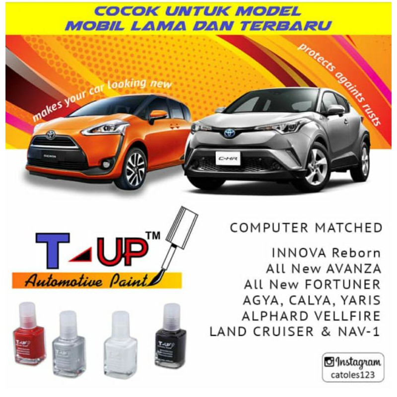 T-up cat oles toyota dark grey contoh cat all New avanza agya calya veloz yaris cat abu abu toyota