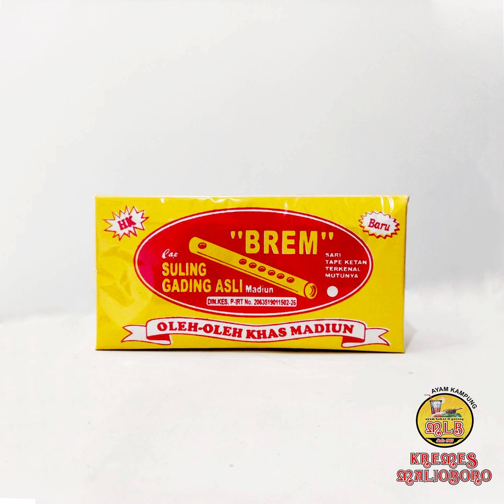 

Brem Suling Gading Asli 100% Original Isi Besar Snack Jajanan Tradisional Oleh Oleh Khas Madiun