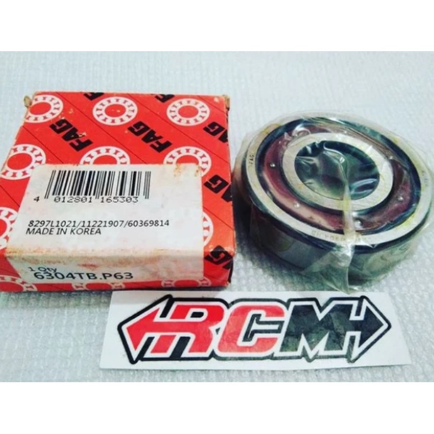 BEARING LAKER LAHER HIGH SPEED HS HIGHSPEED FAG 6304 TB P63 ORI ORIGINAL FAG ASLI