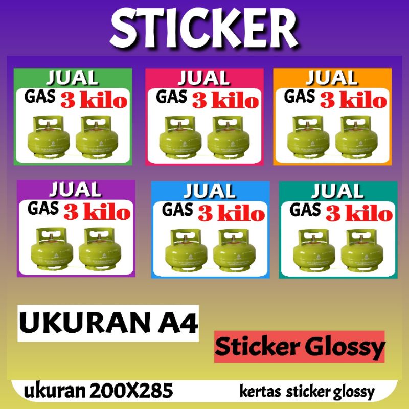 

STICKER JUAL GAS TIGA KILO S2JF