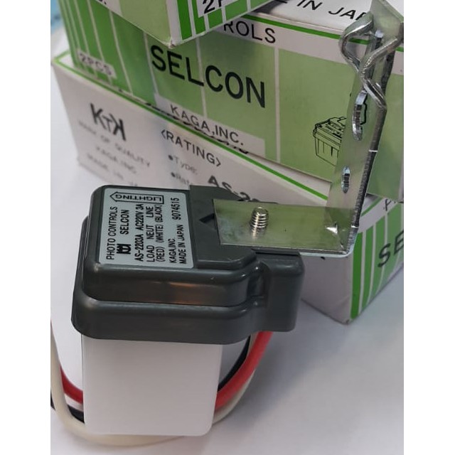 SELCON Photocell 3A 220V Sensor Cahaya