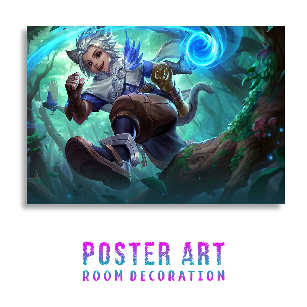 Poster Mobile Legends Harith Time Traveler Shopee Indonesia