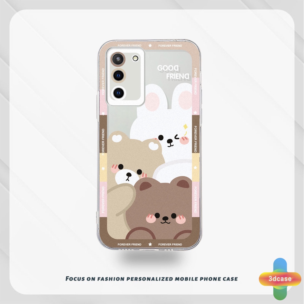 Case HP Samsung A32 A52 A12 A03 A51 A13 A23 A03S A10S A50 A20S J7 Prime A02S A20 A50S A10 A30S A52S A30 M12 M01S A125 F12 M10S M40S A515F A207F M02S A025 F02S 11 12 13  7 8 6 Plus Ins Cartoon Cute Camera Protection Case