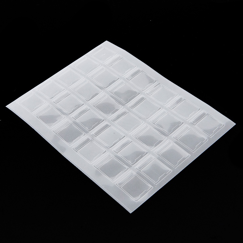 【Theredsunrisesiwy.id】120Pcs MX Switch Film For Mechanical Keyboard HTV Shaft Clear Inter Shaft Pads