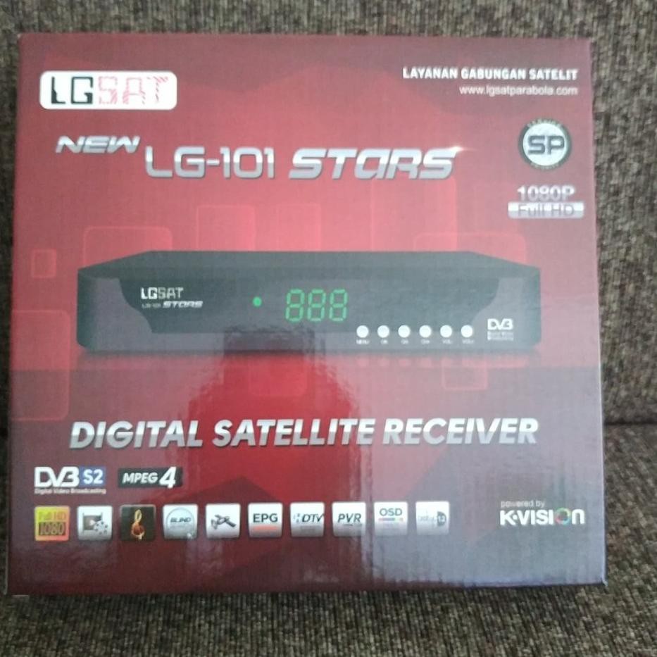 Top Produk.. Receiver parabola LGSAT LG-101 STARS  ottimo Optus garmedia by Kvision Kvision