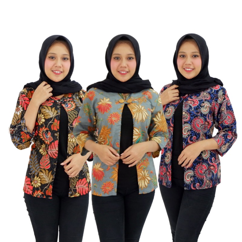 Jual Distro Batik Atasan Wanita Cantik Modern Indonesia Shopee Indonesia