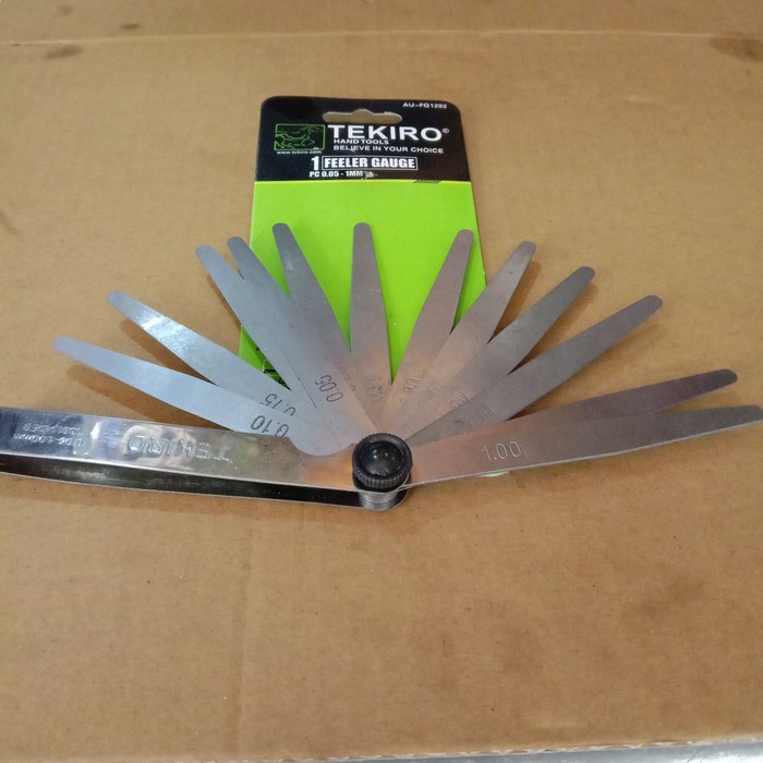 TEKIRO FEELER GAUGE Tekiro ALAT UKUR CELAH SET 13 Blades Tekiro Feeler Gauge 13 pcs AU-FG1292