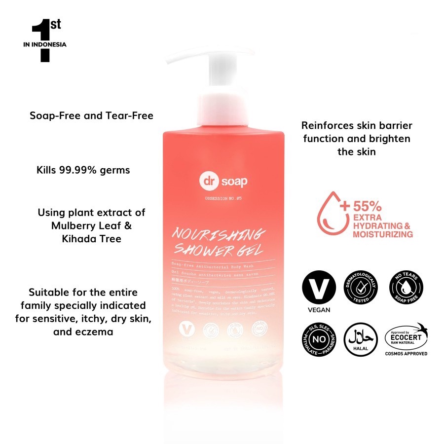 DR SOAP Nourishing Shower Gel (Obsession) 350ml