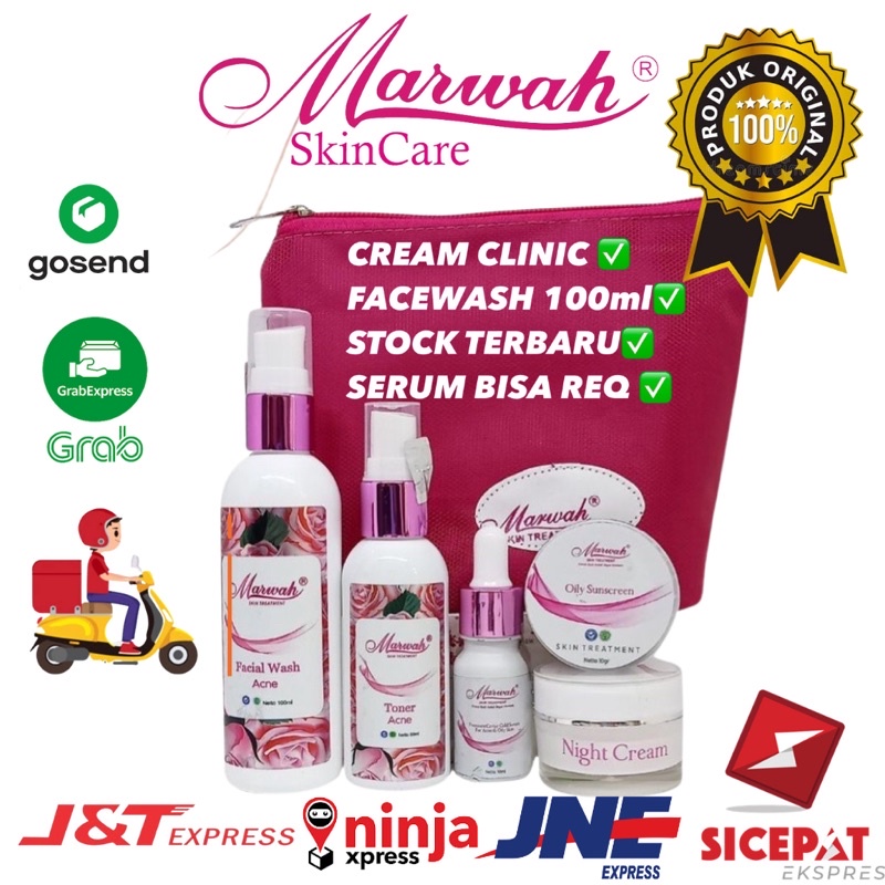 PROMO MARWAH SKINCARE SATU PAKET MARWAH SKINCARE ORIGINAL  MARWAH SKIN CARE SKINCAREMARWAH ORIGINAL 