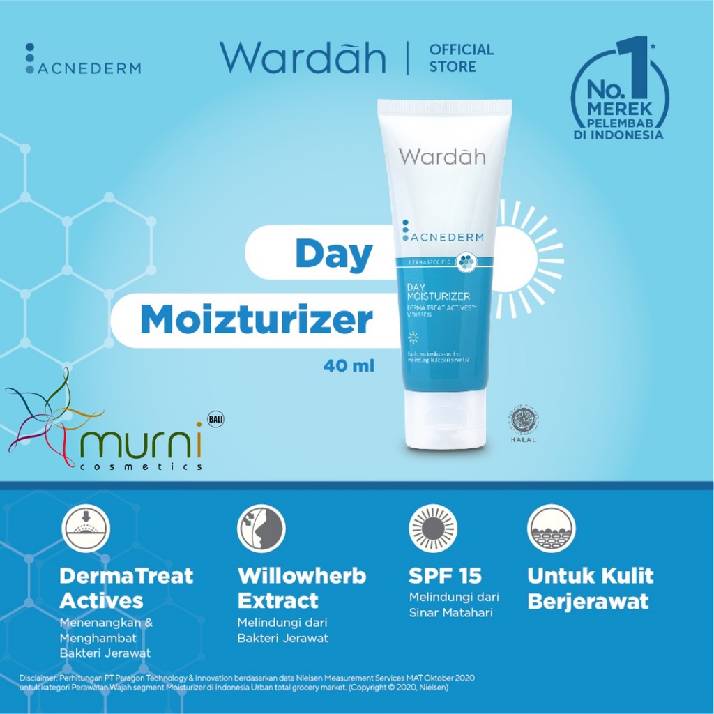 WARDAH Acnederm Day Moisturizer 40ml