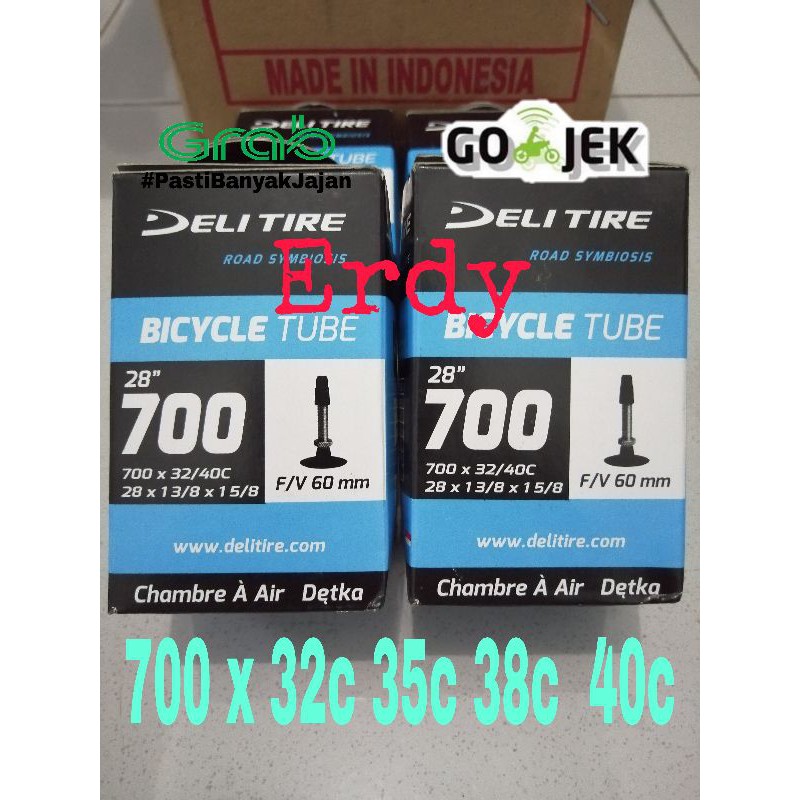 ban dalam sepeda 700 x 32C 35C 38C 40C / 700x32 700x35 ban dalam sepeda fixie / roadbike / balap