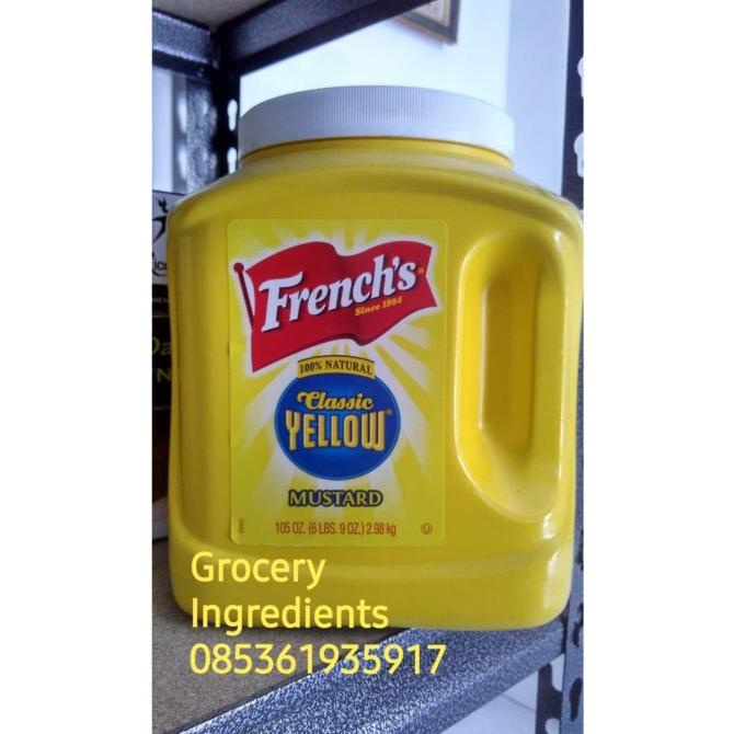 

French'S Classic Yellow Mustard / Yellow Mustard Classic - 2.98Kg