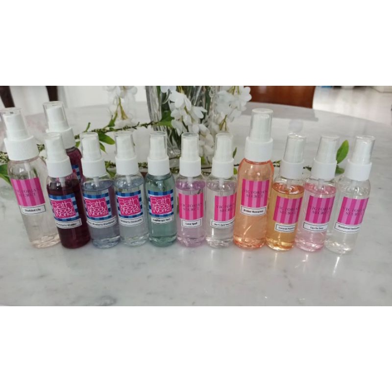 EDISI TERBATAS VICTORIA SECRET &amp; BATH AND BODY WORKS isi 60ml , 70ml , 100ml