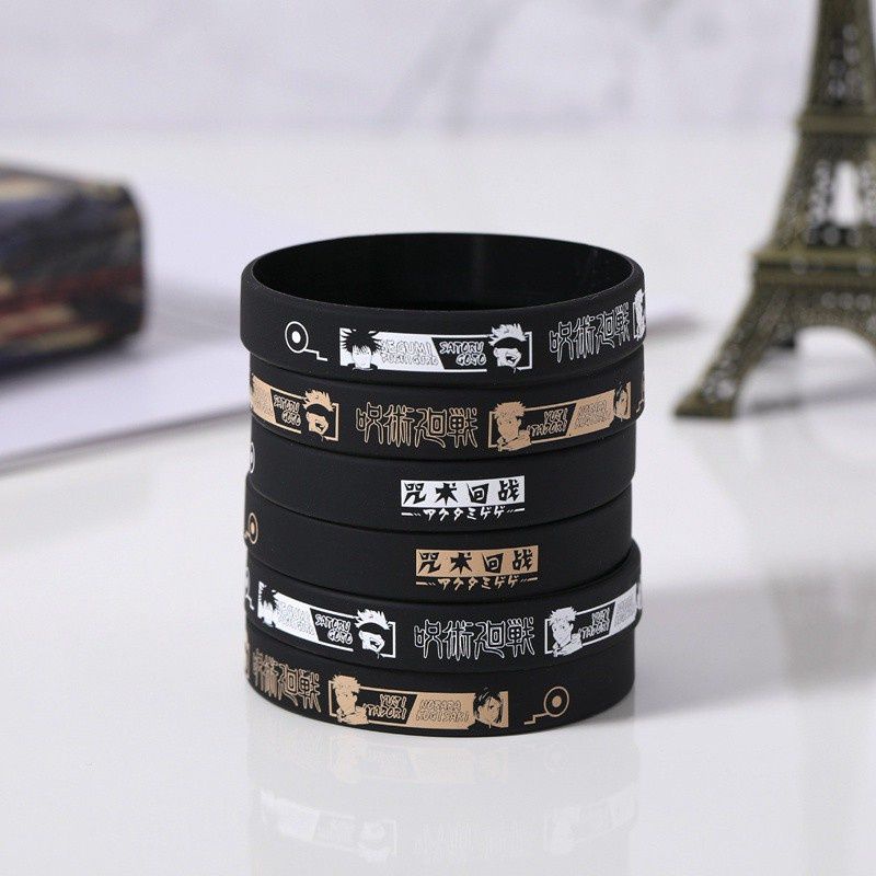 Bracelet Black | gelang tangan gelang karet gelang Import aksesoris cowok aksesoris jam Geoffmaxx He