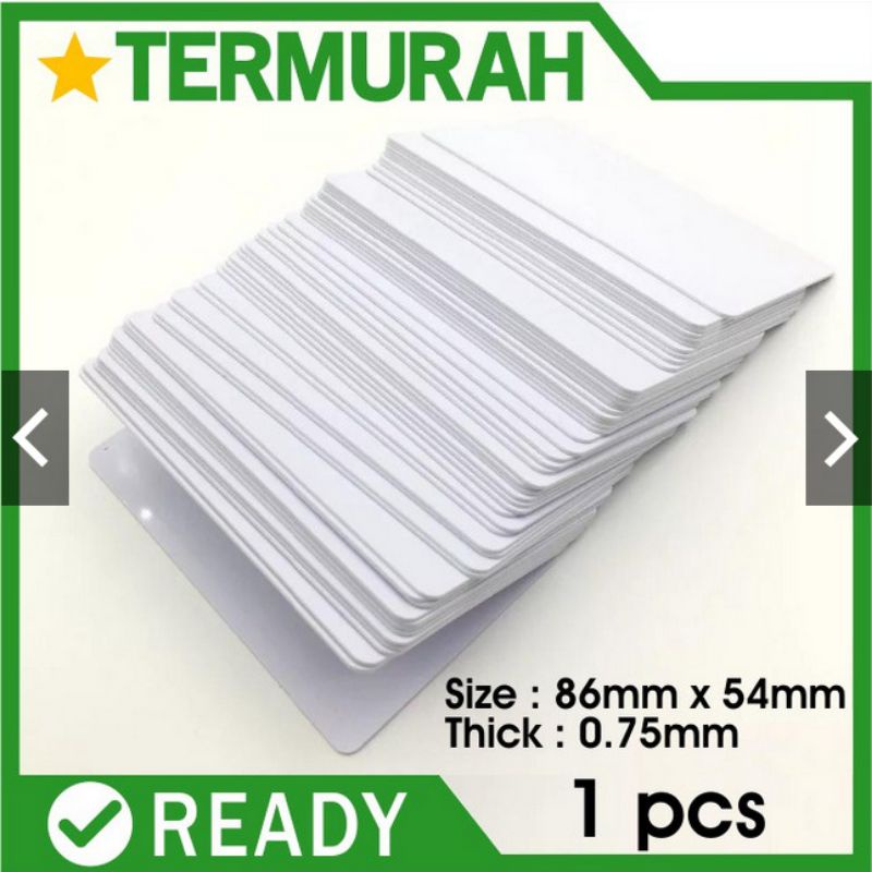 

Jual Kartu Pvc polos blank kosong id card