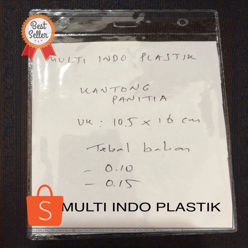 

Termurah kantong panitia plastik ID Card plastik panitia cover plastik sampul panitia Kekinian