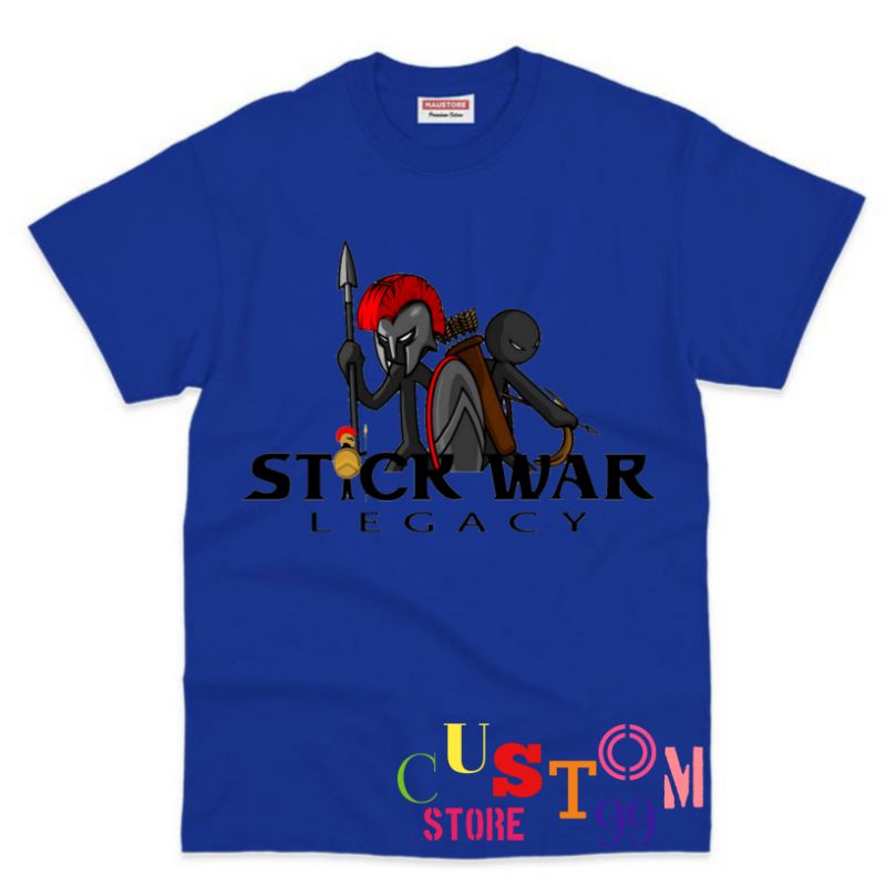 BAJU KAOS DISTRO STICK WAR ANAK TERBARU BAHAN PREMIUM