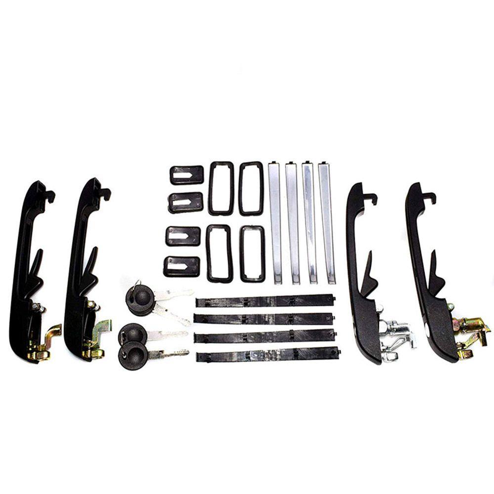 Populer Handle Pintu Pengganti Mobil Mobil Part Kiri/Kanan Luar Knob Pintu Untuk VW Volkswagen Golf Jetta Passat