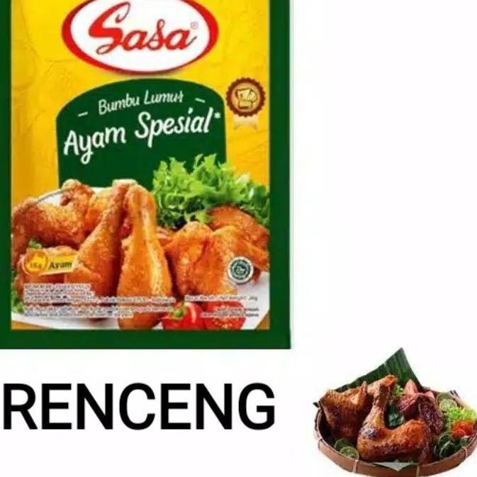 

【FRE⚡H】 SASA BUMBU LUMUR AYAM SPESIAL 1 RENCENG (10 SACHET @ 26 GR) produck terlaris