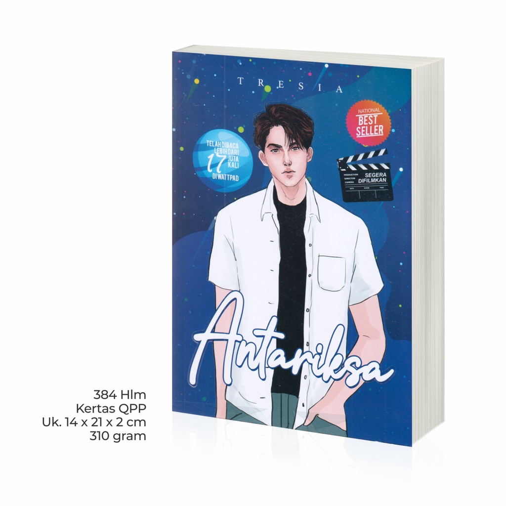Buku Novel Wattpad Septihan Mariposa Galaksi / Antariksa / Alvaska / Septihan / Mariposa Original Best Seller-2