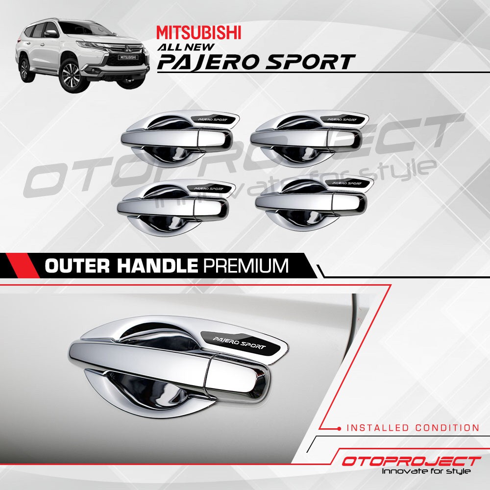 Outer Handle - Mangkok Gagang Pintu Premium All New Pajero Sport 2016