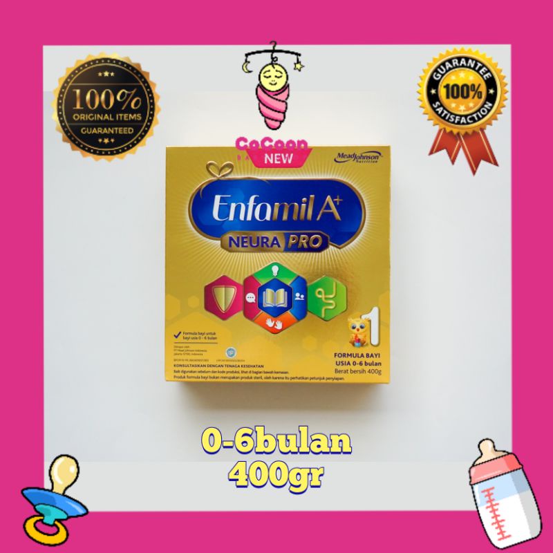 Susu Formula Bayi Enfamil A+ 1 Neura Pro 0-6 bulan 400 gr