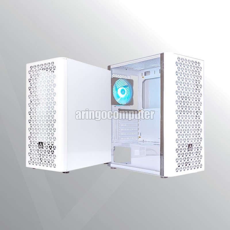 Casing Paradox Gaming IVORY ( FREE 1 Fan ARGB LED )