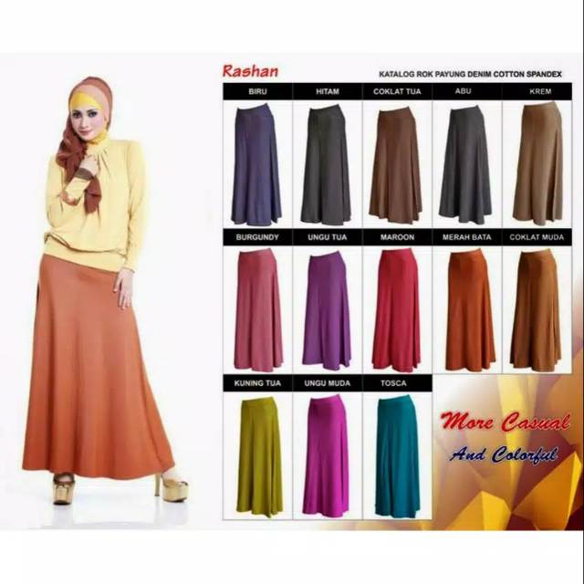 Rashan Rok Payung Soft Denim