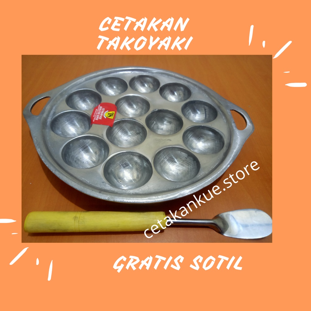 CETAKAN TAKOYAKI KECIL 13