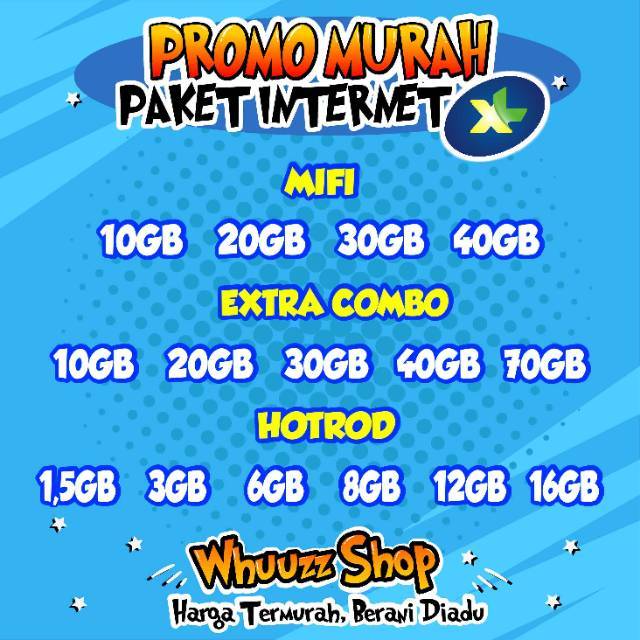 *PROMO MURAH HARGA TURUN LAGI* XL XTRA EXTRA EKSTRA COMBO 