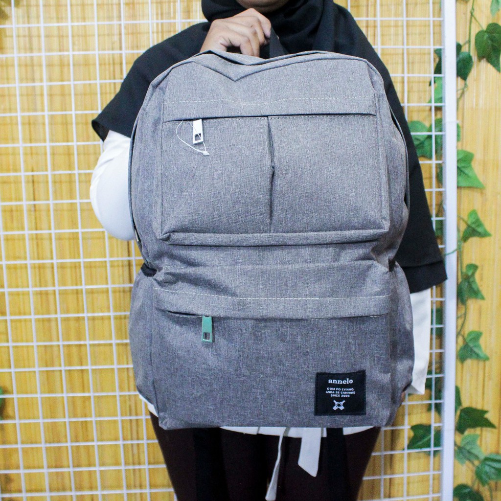 (TGS OLSHOP) - Ransel Pria Backpack Laki Laki Tas Punggung Sekolah Kuliah Kerja Backpack Cowok Kanvas Murah