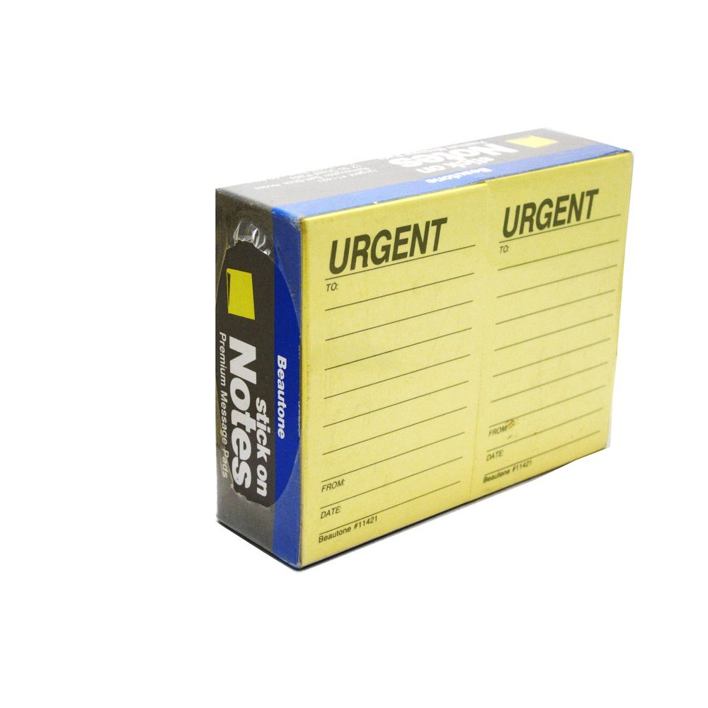 

Hemat Sticky Note Hopax Beautone 11421 URGENT - Memo Pesan 1 Lusin SALE!!!