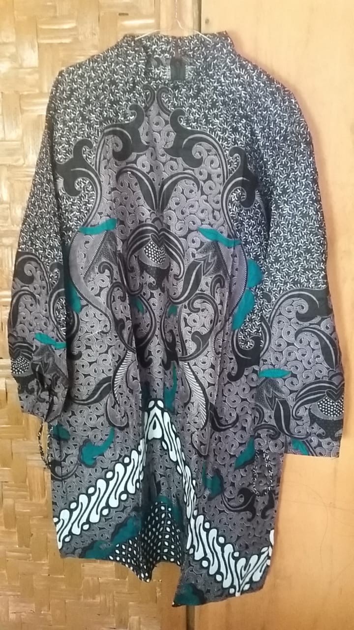 Size M L Xl Xxl Xxxl Bswart Batik Hrb026 Kenongo Hem Panjang Pekalongan M L Xl Batik Pria  Bw 002