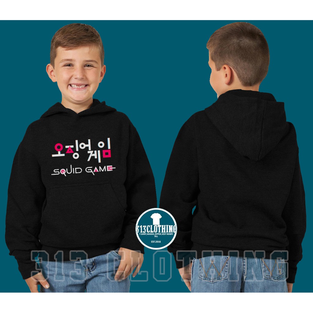 Jaket Anak Squid Game Hoodie Anak Squid Game Korea Jaket Anak Squid Game Korea