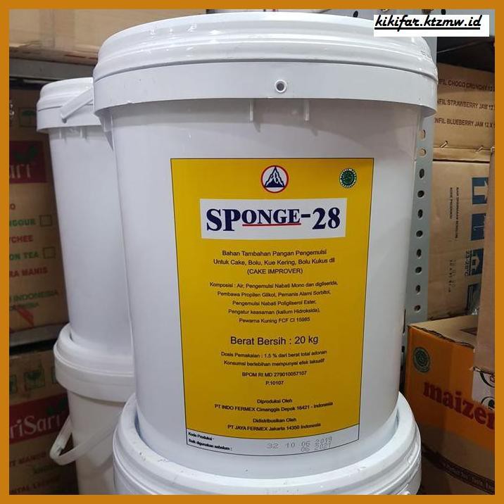 

Redwop-Gnikab- Sp / Sponge 28 1 Kg Pengembang / Pelembut Kue Grosir Pail / Ember -Hallall.