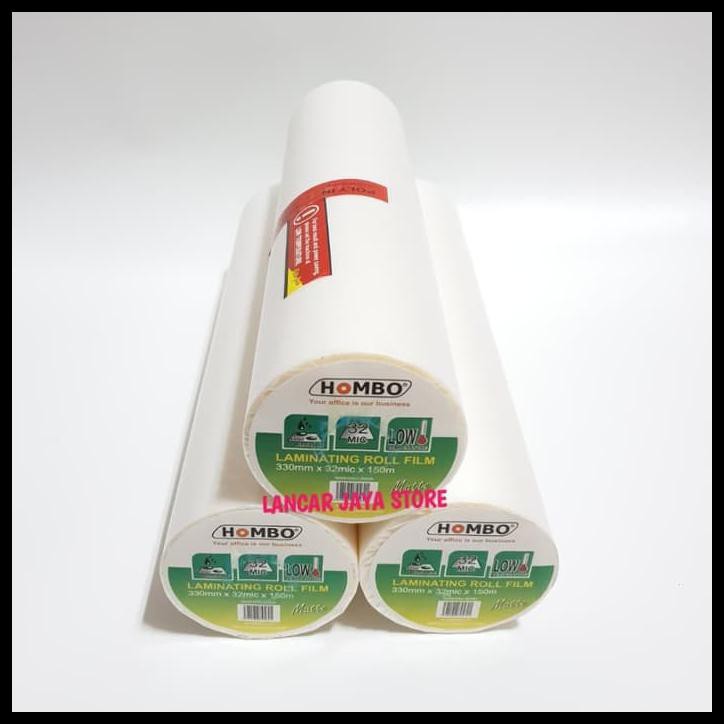 

Plastik Hombo Laminating Roll Matte 330mmx32Mic x 150m