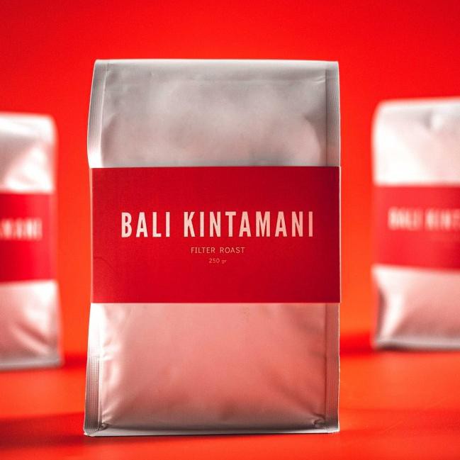 

☟ Bali Kintamani Arabica Grade 1 Biji Kopi Roasted Beans - GILING KASAR, 250 gram ♚