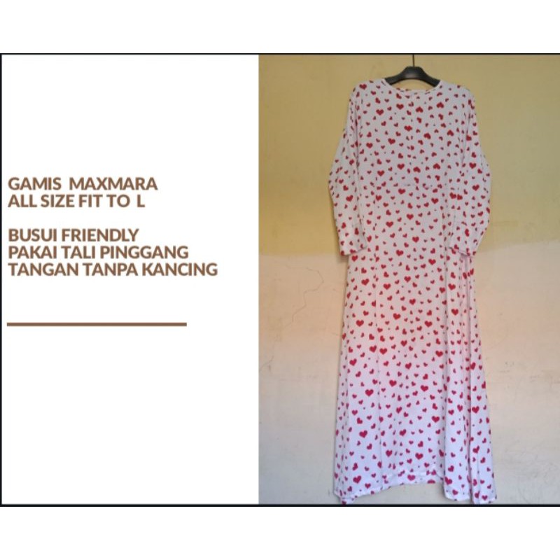 gamis maxmara motif
