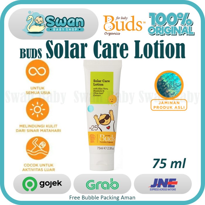 Buds Everyday Organics - Solar Care Lotion 75ml / SunBlock Bayi / Anak