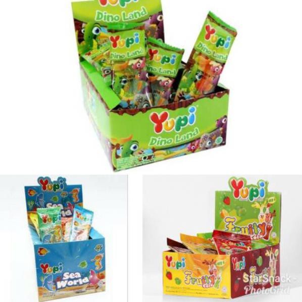 

[Terlaris Today] Permen Yupi Jungle Fun/ Dino/ SeaWorld isi 24