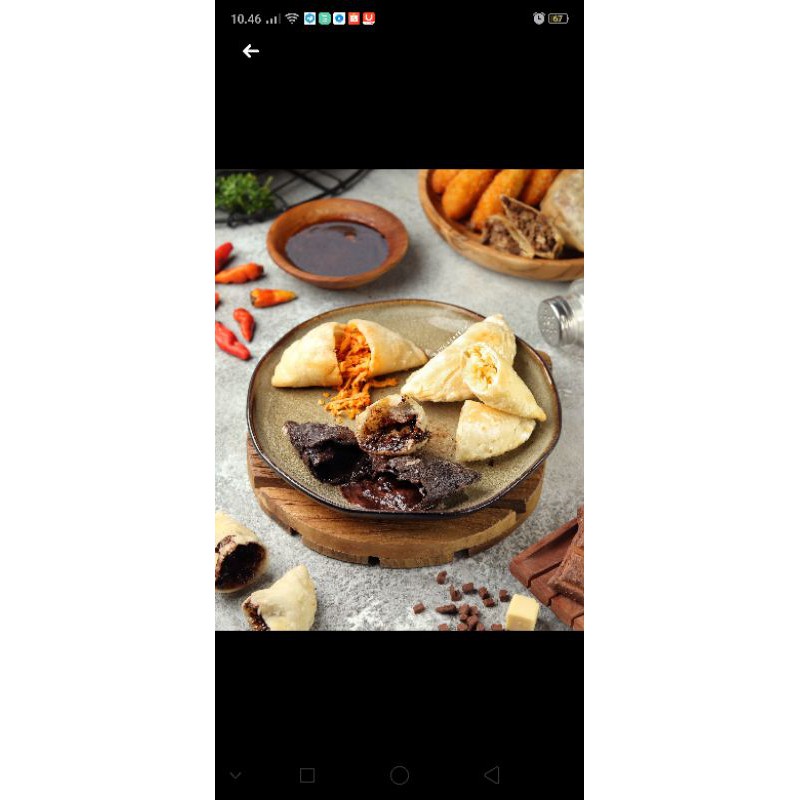 

Cireng isi ayam suwir pedas (cireng bosque)